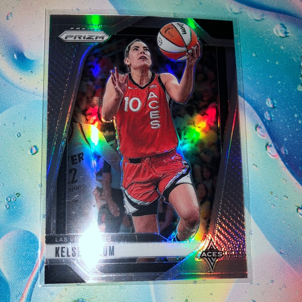 Kelsey Plum Las Vegas Aces WNBA Basketball Card Panini Prizm